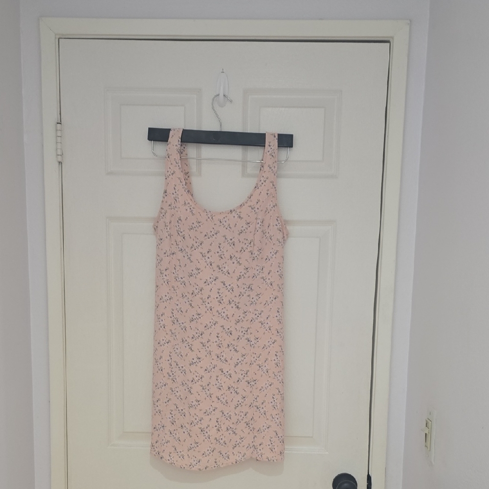American Eagle Outfitters Pink Floral Dress Size S